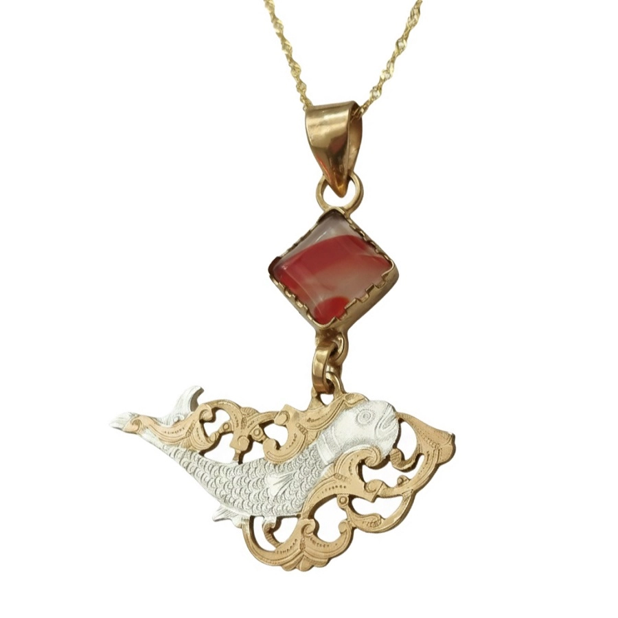 Ghalamzani Fish Necklace