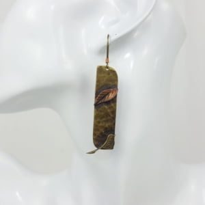 Handmade Paisley and Bird Earrings