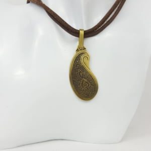 Handmade Paisley Necklace