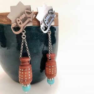 Persian Love Calligraphy Earrings
