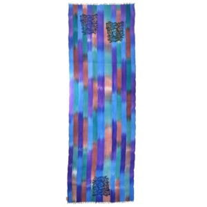 Calligraphy Rainbow Scarf, 200 x 70cm