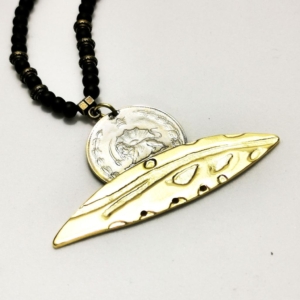 Fish and 1975 Coin Necklace