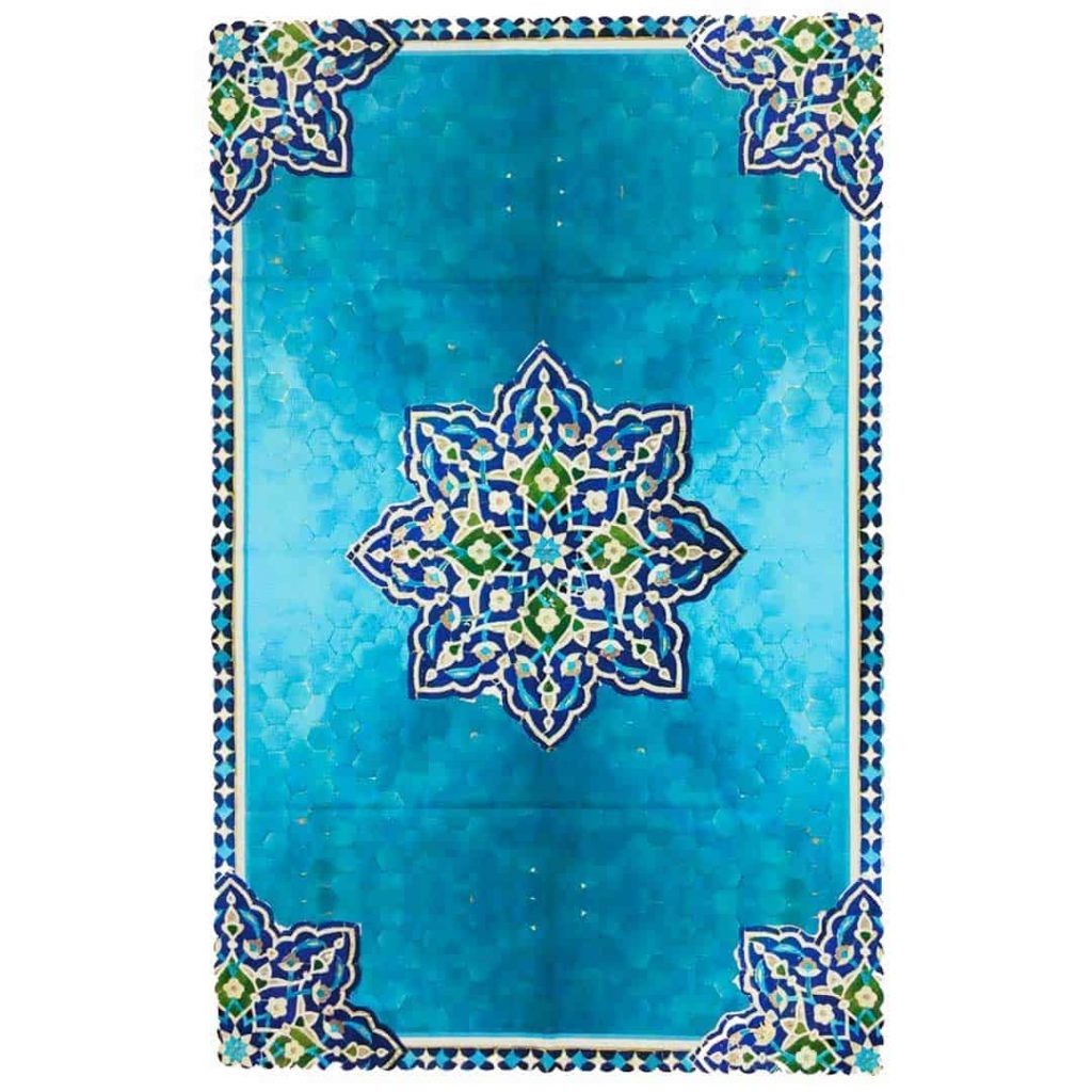 PERSIAN BLUE TILES TABLECLOTH