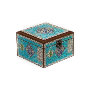 Decorative Storage Box Eslimi Pattern 15 x15cm