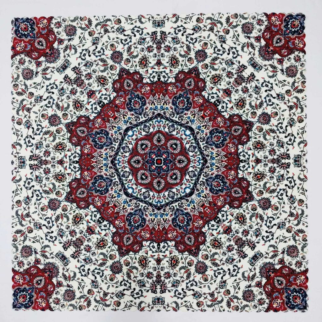 Carpet Pattern Tablecloth 1 x 1m
