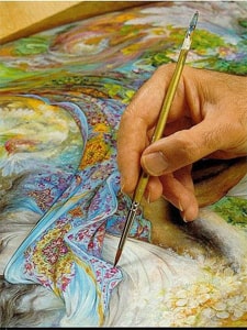 Miniature painting and Iranian painting