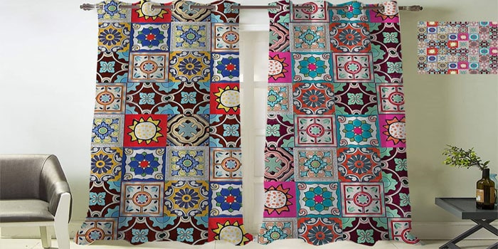 curtains with Persian designs