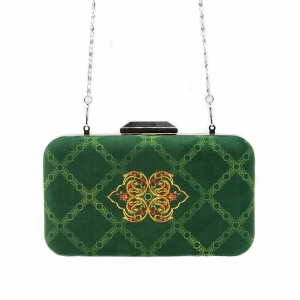 The Green Royal Clutch Bag