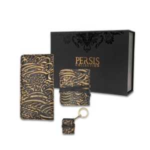 Timeless Persian Calligraphy Leather Gift Set