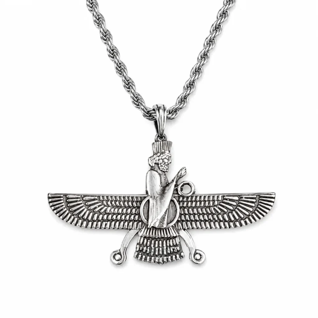 925 Silver Farvahar Necklace