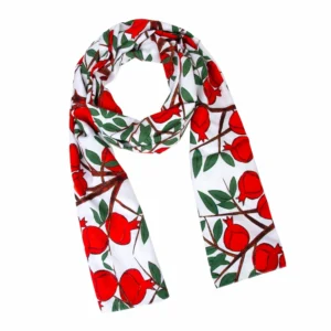 Pomegranate Garden Scarf