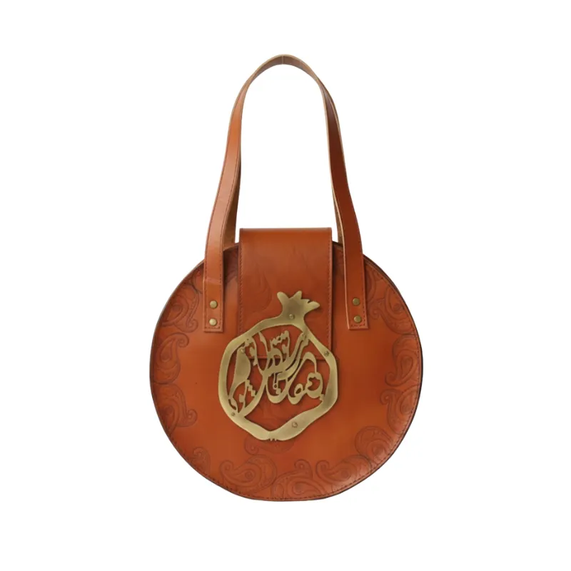 Pomegranate Leather Bag