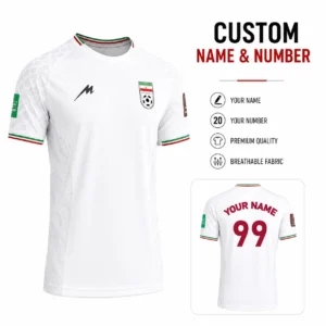 Custom Names Iran Football Kit