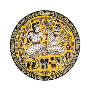 Handcrafted Ceramic Wall Plate Nishapur Royal Design30 cm