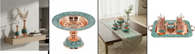 Firoozeh Koobi Home Décor: Vases, Plates, and Trays