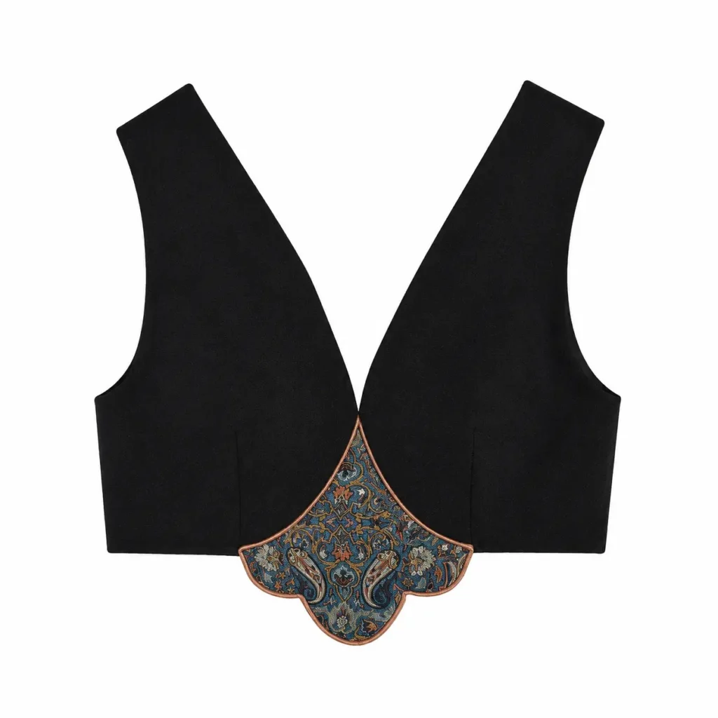 Lotus Persian Top Iranian Women's Clothing crepe and Termeh summer style